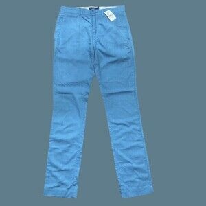 Grayers Clothiers Bombfell Provincial Blue 5 Pocket Men's Pants Size 33 x 36 NWT